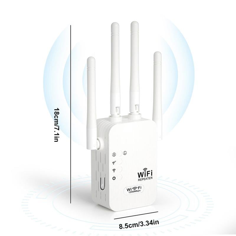 π₯³2026 HOT SALEπ₯³π50K+ SOLD!ππΆ Dead Zones? Gone for Good! 1200Mbps WiFi Extender β Covers 10,000 sq.ft & 50 Devices. π‘β¨