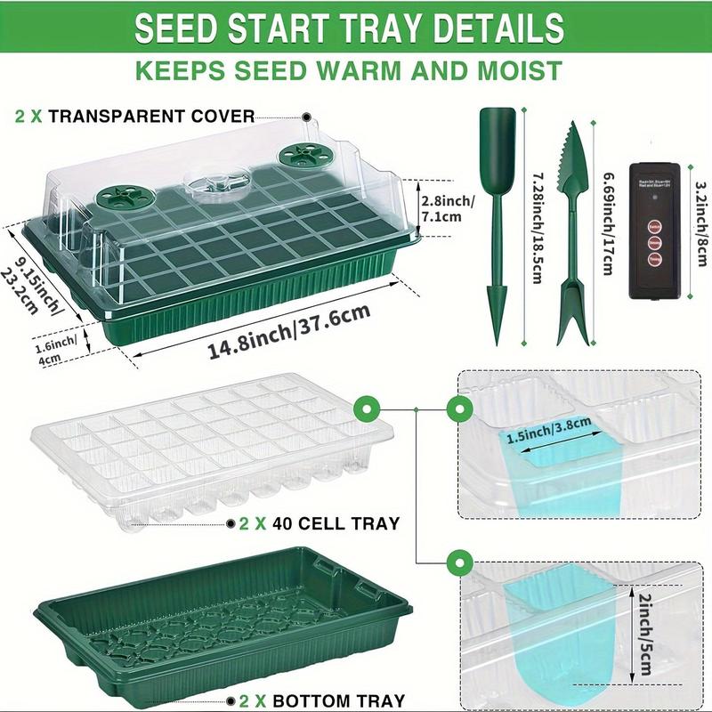 🔥🥳 HOT SALE 2026 🥳 💞 50,000+ SOLD!🎉Seed starter trays with grow light