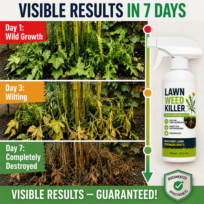 ⚡ [Easy and stress-free weeding in the garden] Herbicide for domestic use