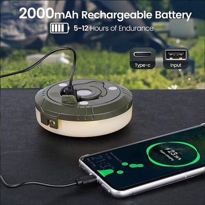 🥳 2026 HOT SALE 🥳 💕 50% OFF! Waterproof Portable Camping Light – Stay Bright During Camping, Power Outages & Outdoor Nights (Offer)