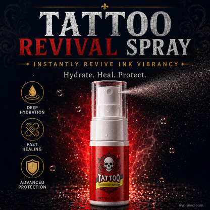 🎨 50% OFF | Tattoo Aftercare Moisturizing Spray 💧 Hydrating Mist for Vibrant & Healthy Ink (Offer)