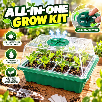 🔥🥳 HOT SALE 2026 🥳 💞 50,000+ SOLD!🎉Seed starter trays with grow light