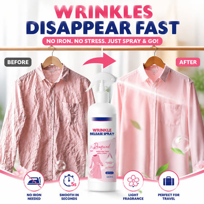 Utilo™ 2-Step Wrinkle Release Spray – Smooth Creases Without the Iron