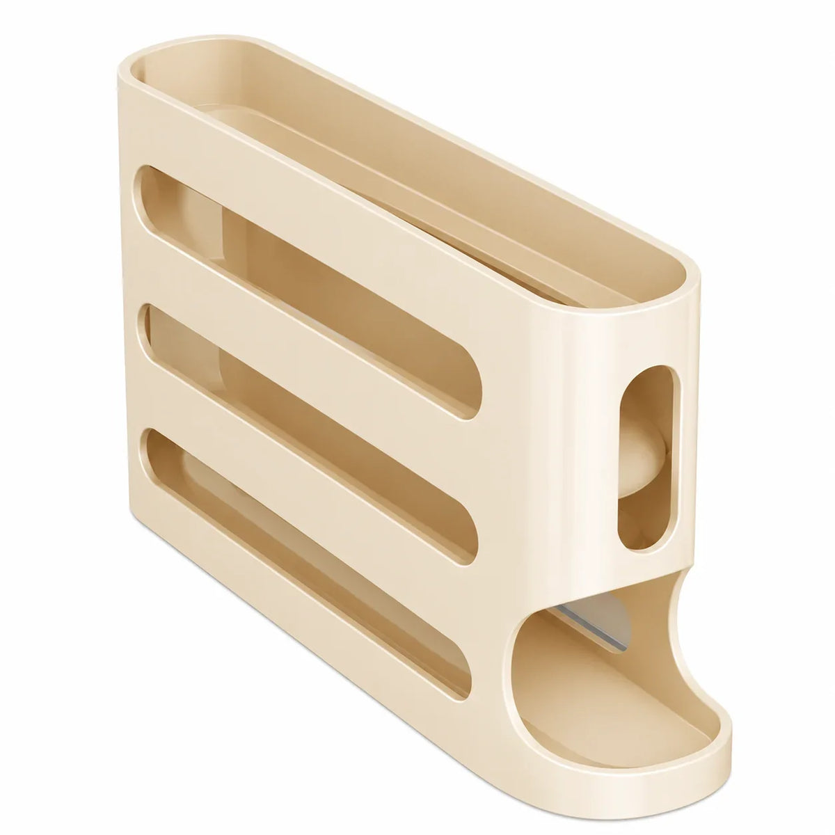 Convenient Rolling Egg Holder | Maximize Fridge Space ✨