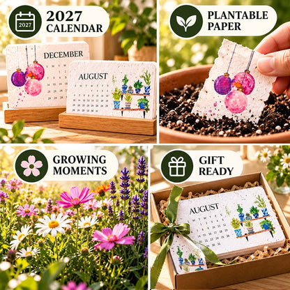 🌱 2027 Plantable Calendar – Use It. Plant It. Watch It Grow.☀（offer）