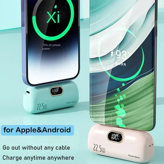 🎉⏰5000mAh Mini Portable Charger Power Bank for Phone🔋 (Offer)