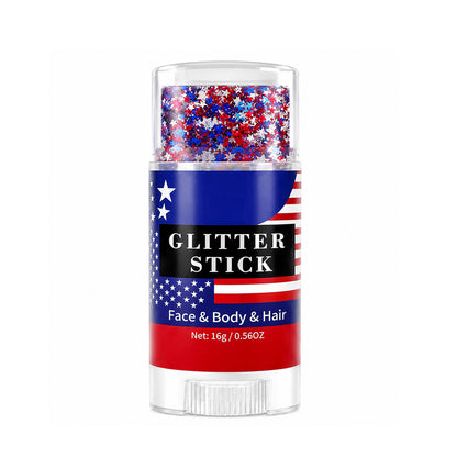 Utilo™ 3-in-1 Patriotic Glow😍✨Red, White & Blue Glitter Body Stick (Offer)
