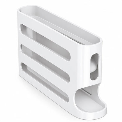Convenient Rolling Egg Holder | Maximize Fridge Space ✨
