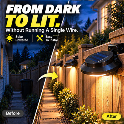 🅷Utilo™ Outdoor Waterproof Solar LED Gutter Wall Lights (offer)