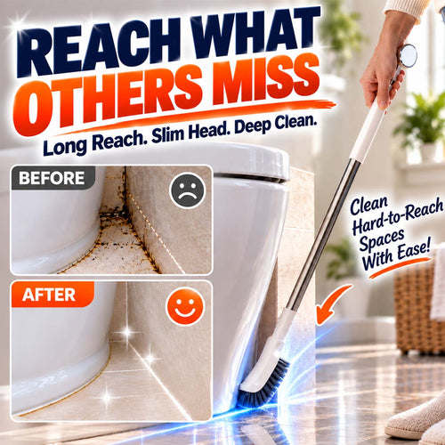 🥳 HOT SALE 2026 🥳 💞 50,000+ SOLD! ✨🔥Multifunctional Extendable Long Handle Floor Scrub Brush