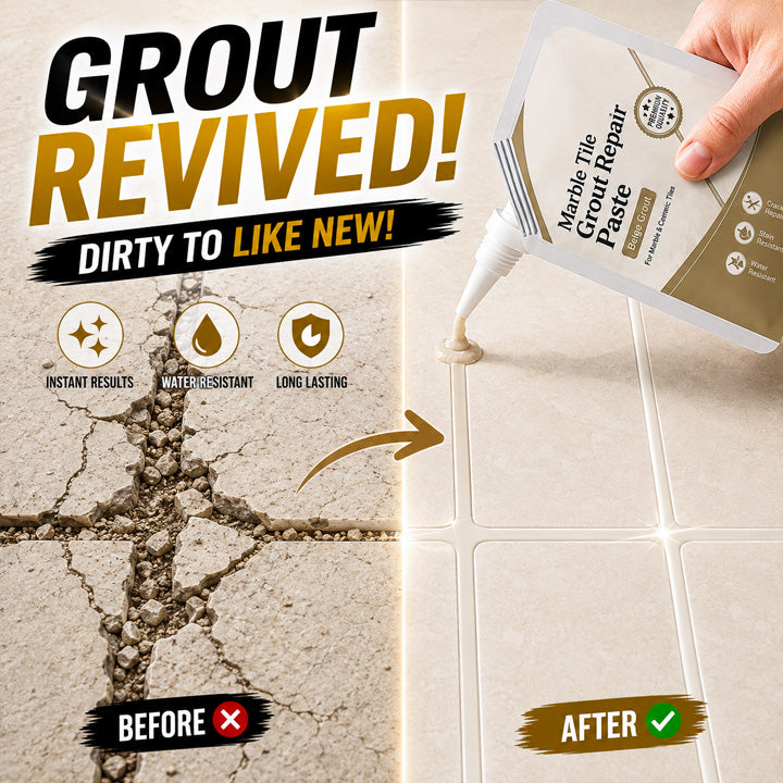🔥🎁 NEW: 50% OFF 🔥Beige Marble Tile Grout Repair Paste