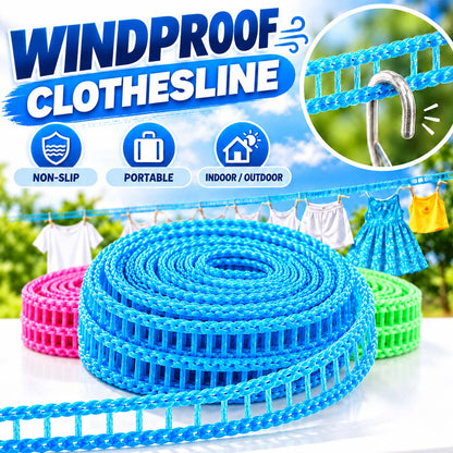 🏆LAST DAY SPECIAL PRICE⚡50K+ SOLD💕Windproof Non-Slip Clothesline
