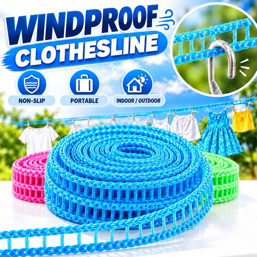 🏆LAST DAY SPECIAL PRICE⚡50K+ SOLD💕Windproof Non-Slip Clothesline