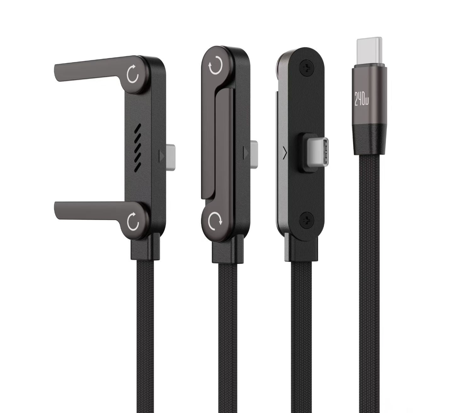 ⚡️240w super fast charging📱Invisible Holder Charger Cable with Stand