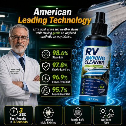 🔥  50ML Awning Cleaner SprayPowerful RV Awning Cleaner Spray (offer)