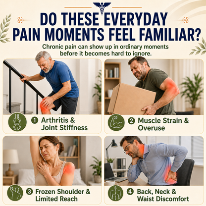 🌿 Pain Relief Patch — 12 Hours of Penetrating Heat That Works Deep