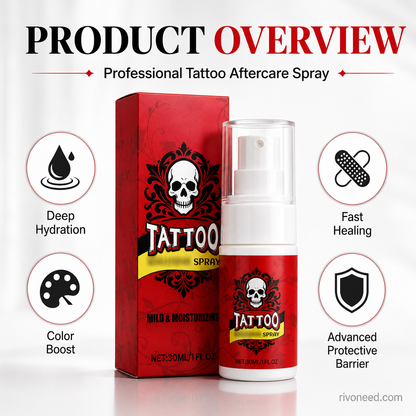 🎨 50% OFF | Tattoo Aftercare Moisturizing Spray 💧 Hydrating Mist for Vibrant & Healthy Ink (Offer)