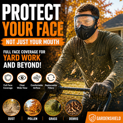 GardenShield™ Full-Face Outdoor Protection System