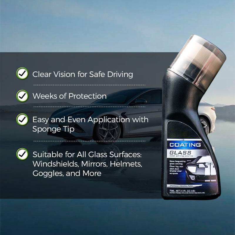 ❄️ Micromolecular Anti-Fog Coating Wiper – Keeps Your Windshield Clear & Fog-Free 🧽✨