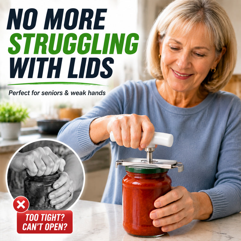 📢📢Last Day-50% OFF!!⏰ Utilo™ Stainless Steel Jar Opener & Bottle Lid Remover