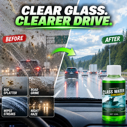 🥳2026 HOT SALE🥳💞50K+ SOLD! 💧✨ 50% OFF! Glass Concentrate – 10ml makes 1L, cuts bugs & grime, streak-free. 1 bottle = 50L.! 🚗💪