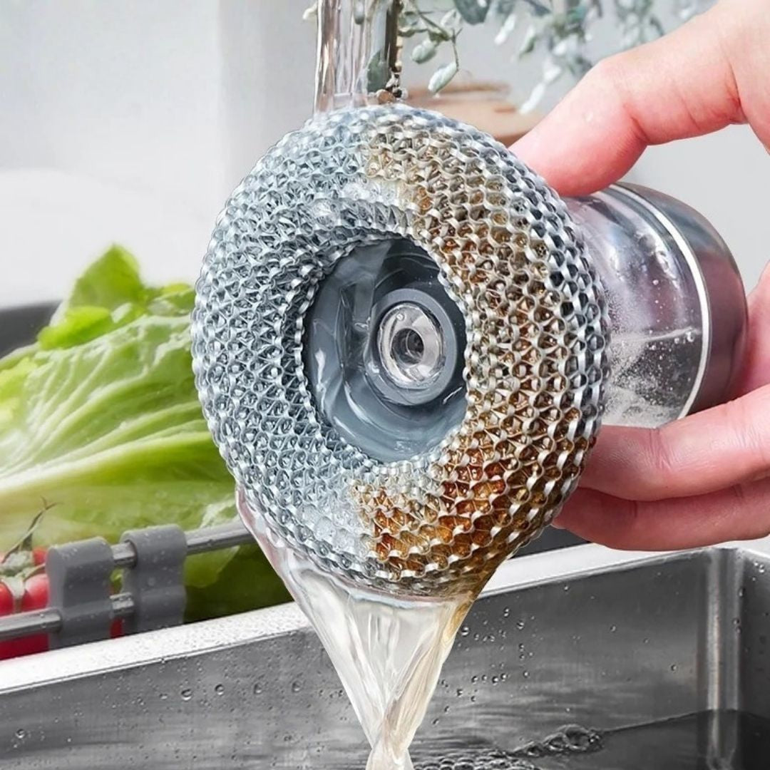 🔥50% OFF! 2 in 1 Soap Dispensing Palm Brush — Clean Dishes Without Dirty Hands ✨