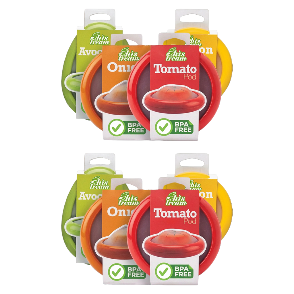 Utilo™ 🍅 Silicone stretch pods 🥑 Keep Your Fruits & Veggies Fresh with These Stretch Pods!