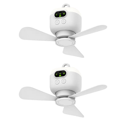 Daba™ CoolBreeze Rechargeable Hanging Fan with LED Light (OFFER)