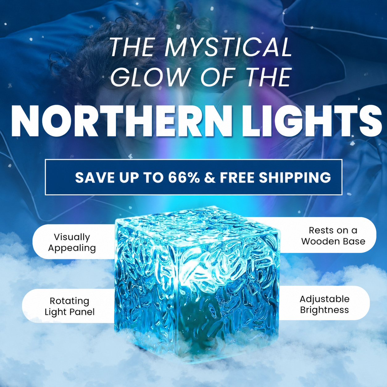 🔥LIMITED TIME 50% OFF! 🌌 Aurora Projector – Bring the Northern Lights Home ✨ (offer)