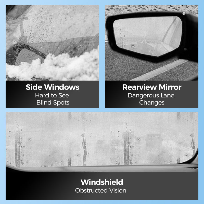 ❄️ Micromolecular Anti-Fog Coating Wiper – Keeps Your Windshield Clear & Fog-Free 🧽✨