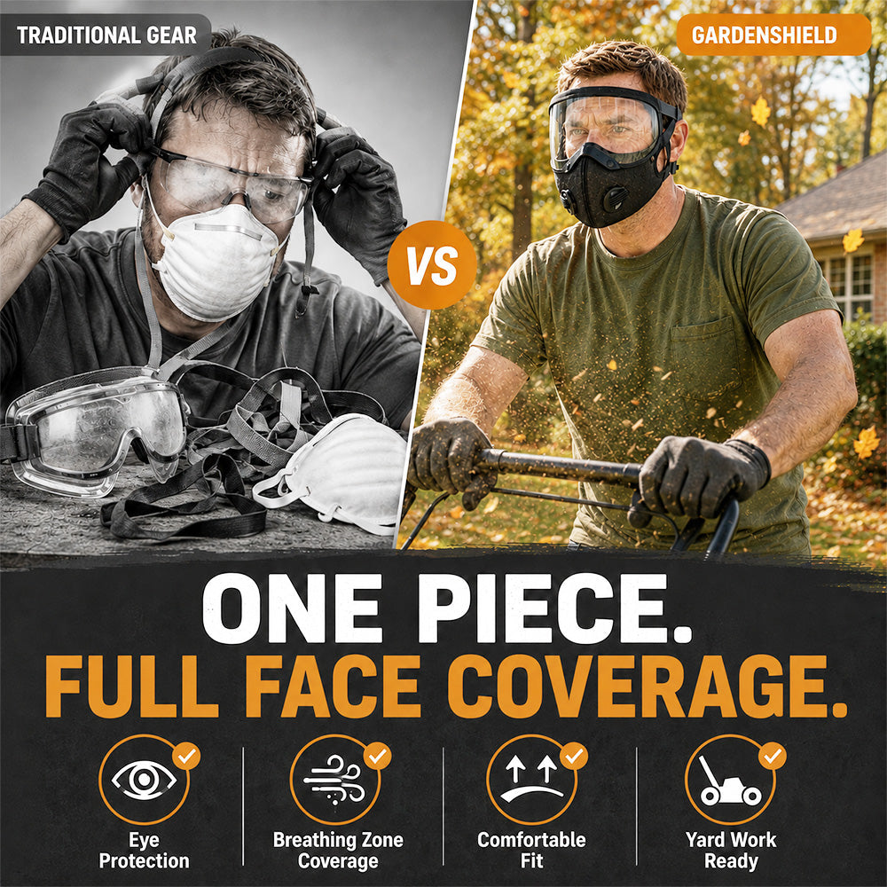 GardenShield™ Full-Face Outdoor Protection System