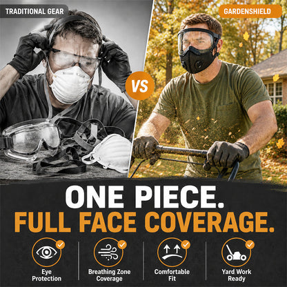 GardenShield™ Full-Face Outdoor Protection System