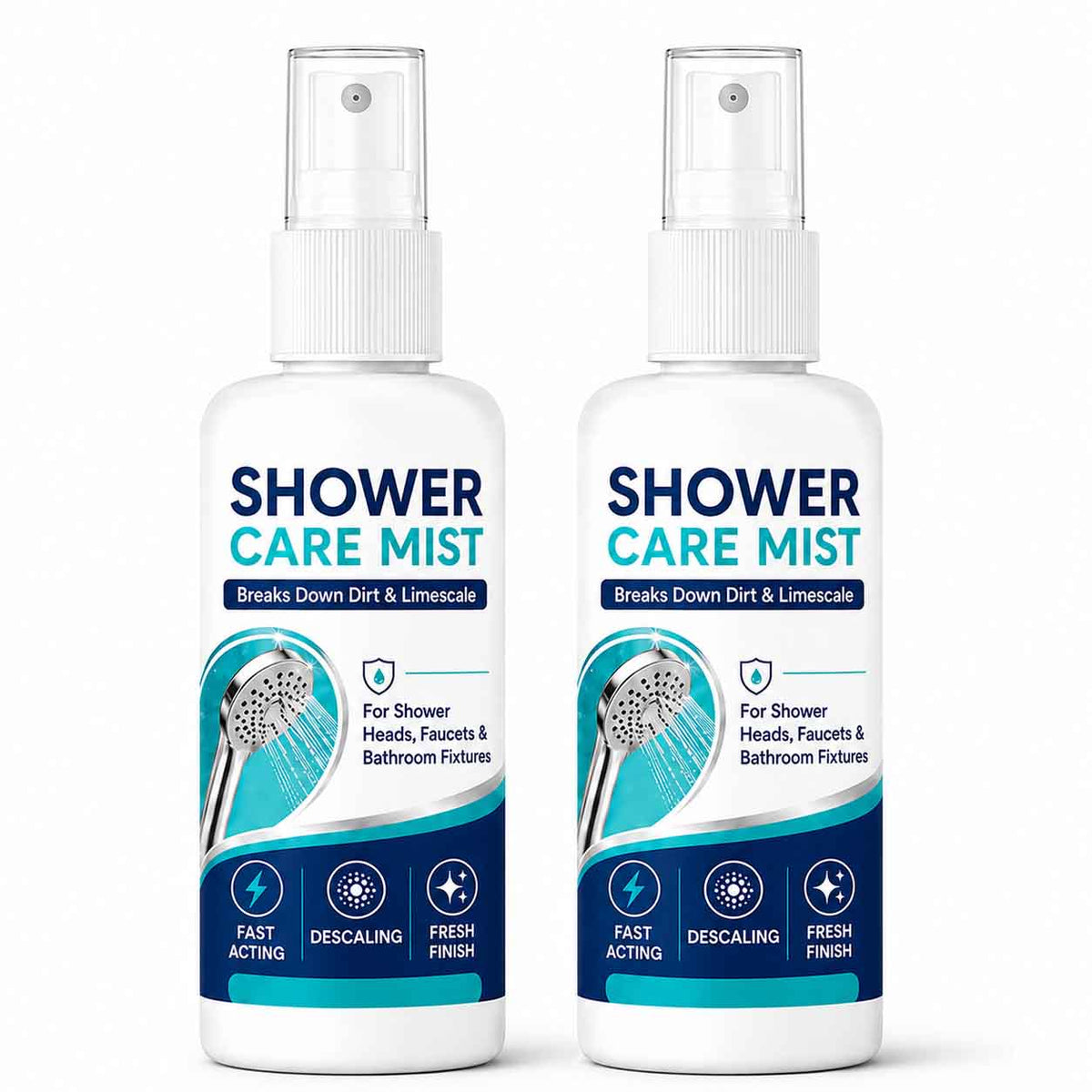 🚿✨Fast-Acting Shower Limescale Remover Spray – Dissolves stubborn mineral deposits & hard water stains. Restores water flow & shine – just spray & wipe! 🧼💪