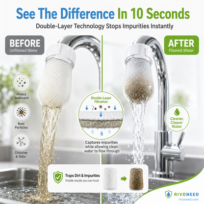 Anti-Splash Kitchen Faucet Cotton Filter for Sediment & Rust Removal (copy2)