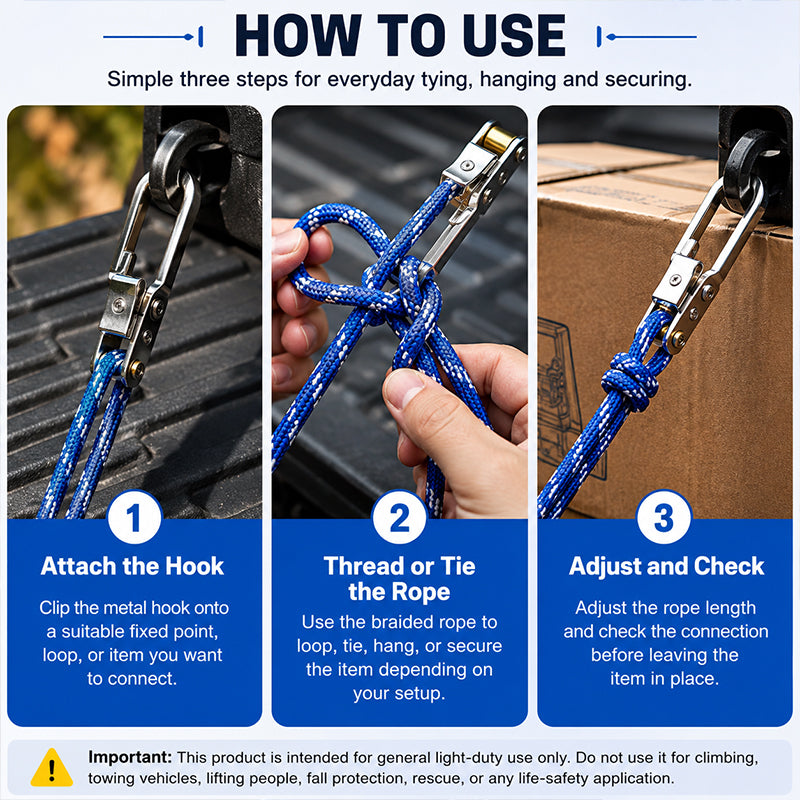 Utilo™ Multi-functional rope tensioner