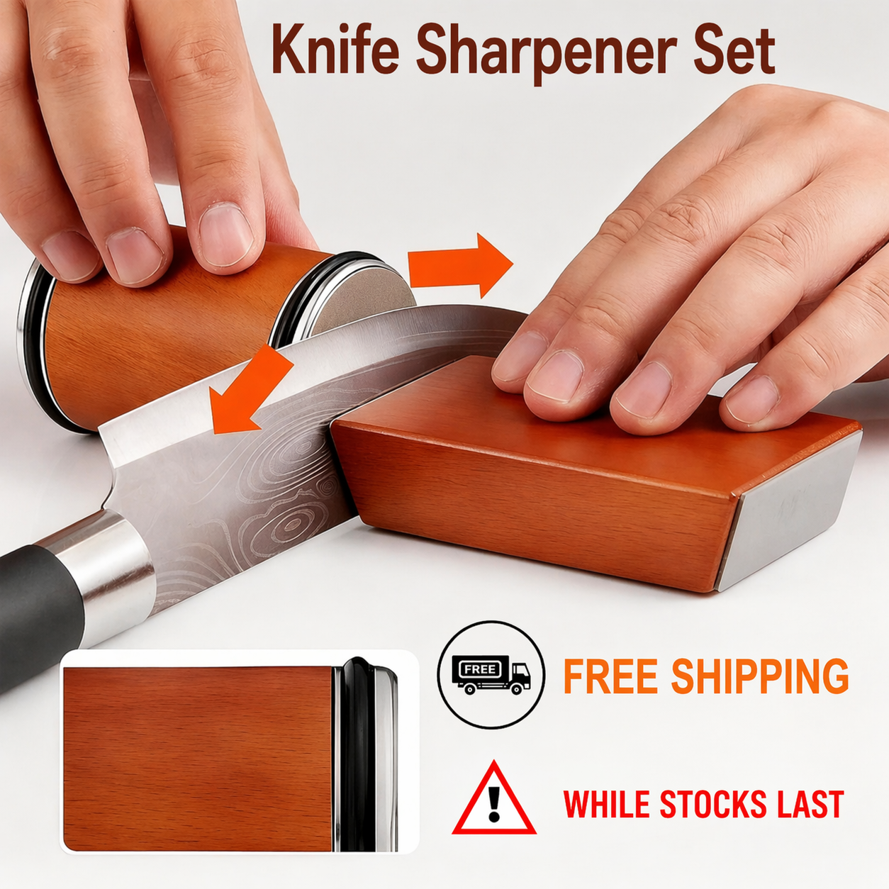 Keep Your Knives "Factory Sharp" Forever with Pro-Grade Rolling Discs(Offer)