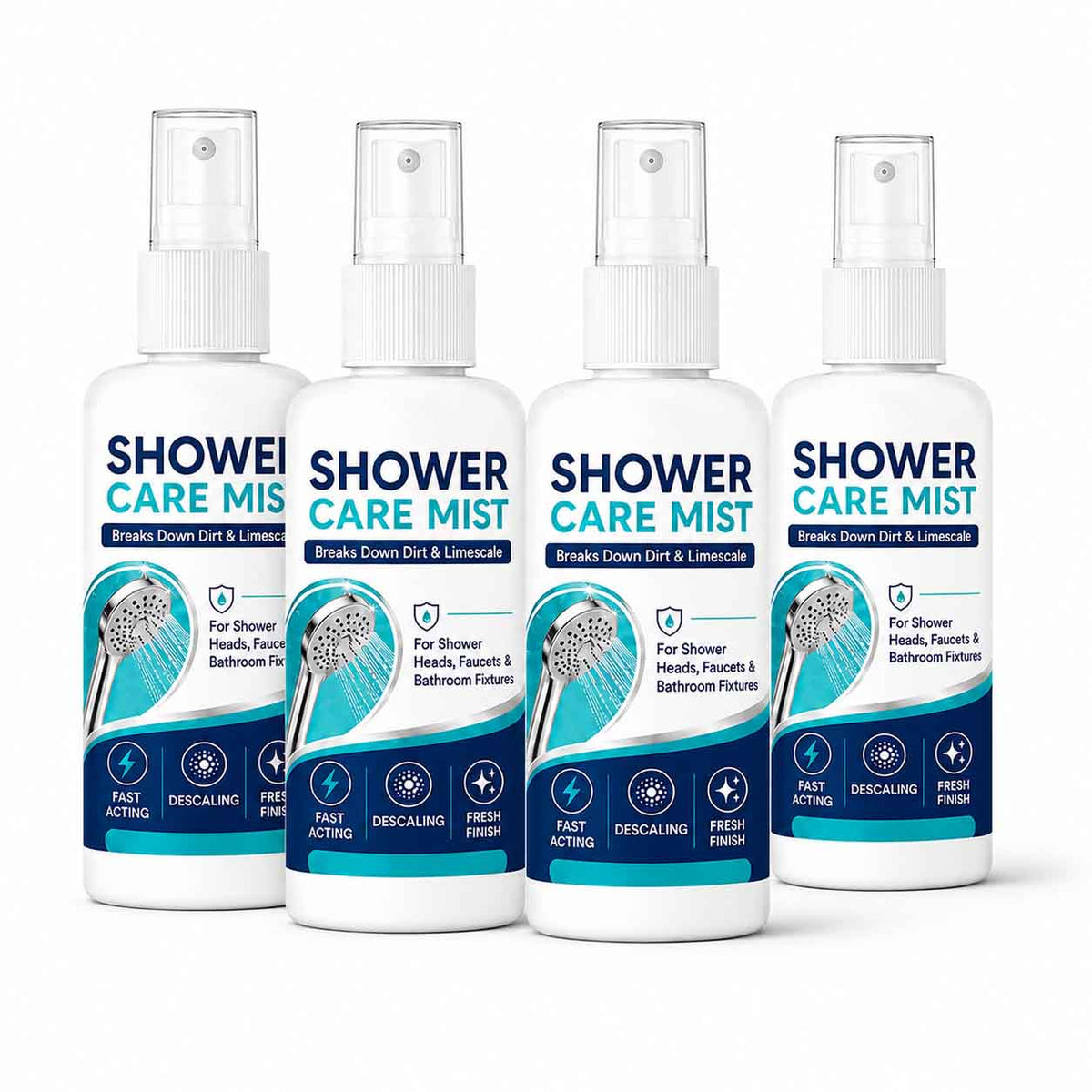 🚿✨Fast-Acting Shower Limescale Remover Spray – Dissolves stubborn mineral deposits & hard water stains. Restores water flow & shine – just spray & wipe! 🧼💪