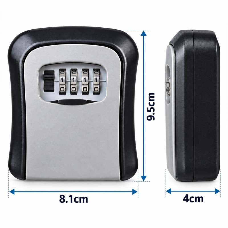 🔐 LIMITED‑TIME 50% OFF! 💐 Wall‑Mounted 4‑Digit Key Safe Box – Heavy‑Duty, Weather‑Resistant ✨