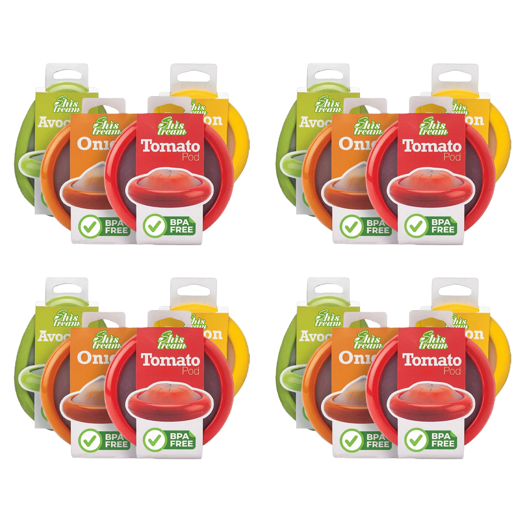 Utilo™ 🍅 Silicone stretch pods 🥑 Keep Your Fruits & Veggies Fresh with These Stretch Pods!