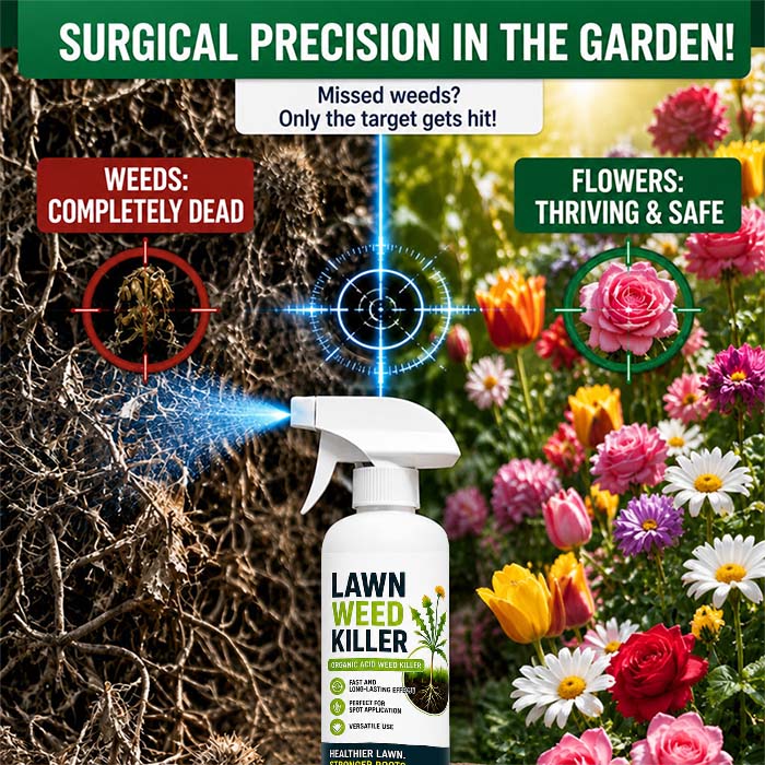 ⚡ [Easy and stress-free weeding in the garden] Herbicide for domestic use