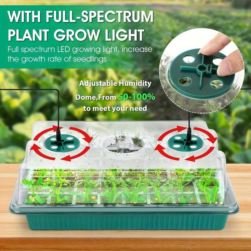 🥳 HOT SALE 2026 🥳 💞 50,000+ SOLD!🎉Seed starter trays with grow light (offer)