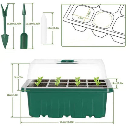 🔥🥳 HOT SALE 2026 🥳 💞 50,000+ SOLD!🎉Seed starter trays with grow light