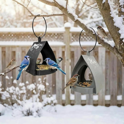 📢 55% off ⏰ Hanging bird feeder with roof – Easy observation, protected food & durable design! 🐦🌧️