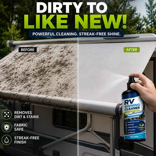 🔥  50ML Awning Cleaner SprayPowerful RV Awning Cleaner Spray (offer)