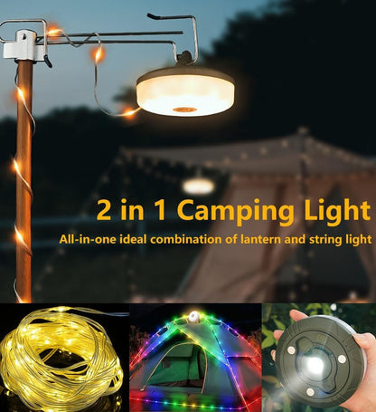 🥳 2026 HOT SALE 🥳 💕 50% OFF! Waterproof Portable Camping Light – Stay Bright During Camping, Power Outages & Outdoor Nights (Offer)