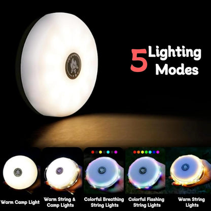 🥳 2026 HOT SALE 🥳 💕 50% OFF! Waterproof Portable Camping Light – Stay Bright During Camping, Power Outages & Outdoor Nights (Offer)