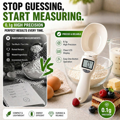 Utilo™ Digital Kitchen Scale 500g - Precision 0.1g for Baking & Coffee