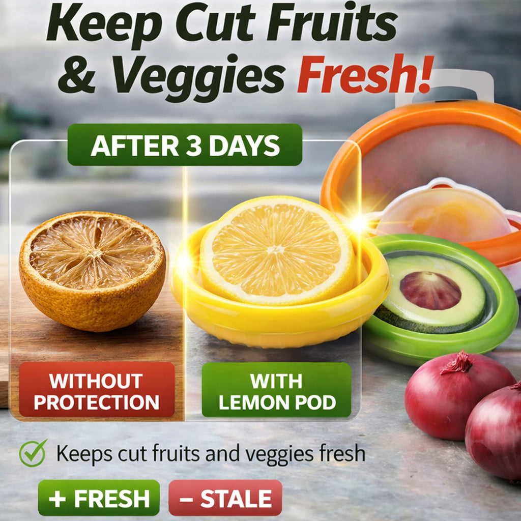 Utilo™ 🍅 Silicone stretch pods 🥑 Keep Your Fruits & Veggies Fresh with These Stretch Pods!