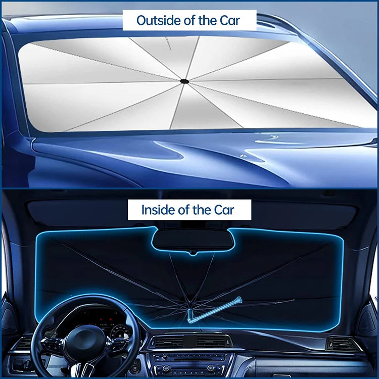 🔥🔥Last Day 50% OFF - 2026 Upgraded Car Windshield Sun Shade Umbrella (offer)