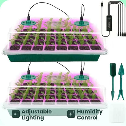 🔥🥳 HOT SALE 2026 🥳 💞 50,000+ SOLD!🎉Seed starter trays with grow light